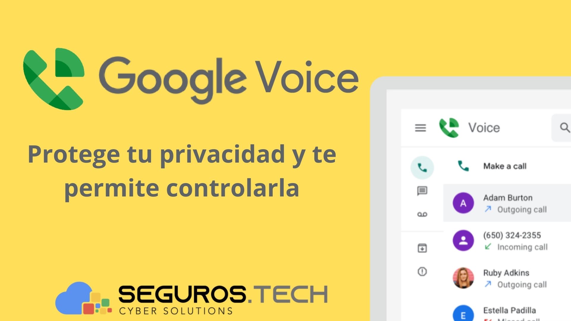 Google Voice te protege